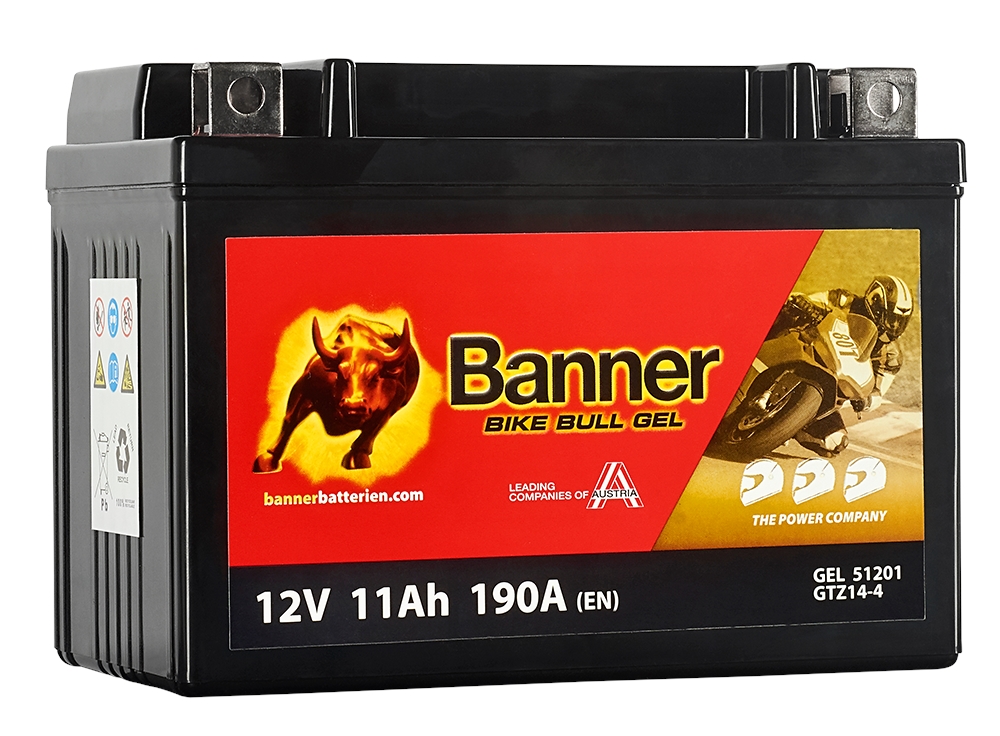 Bateria Banner Bike Bull GEL 12V - 11AH (+ ESQ)
