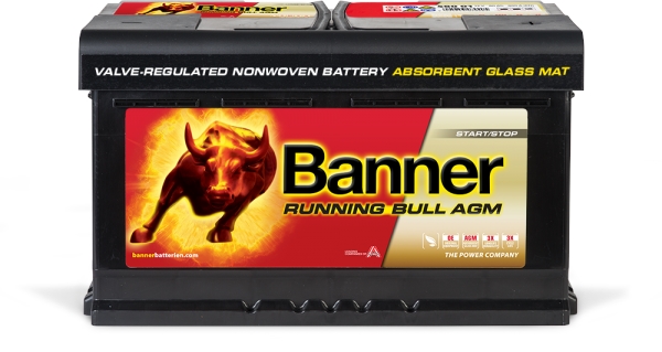 Bateria Banner Running Bull AGM 80AH (+ DTA) Start&Stop